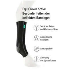 EquiCrown Abkühlen Und Regenerieren|Gamaschen<Kompressionsbandage active mit Reißverschluss