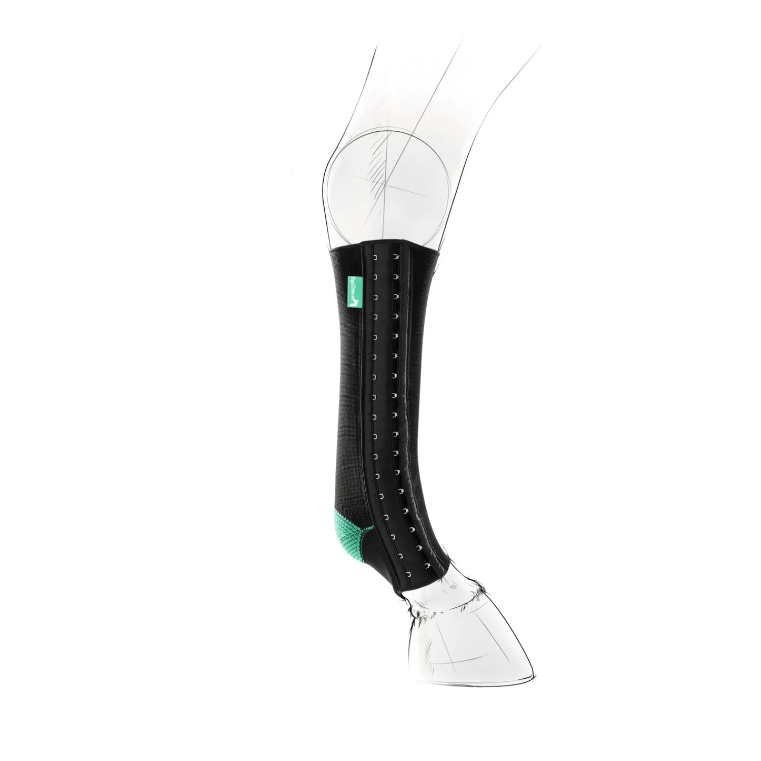 EquiCrown Abkühlen Und Regenerieren|Gamaschen<Kompressionsbandage fit mit Hakenverschluss