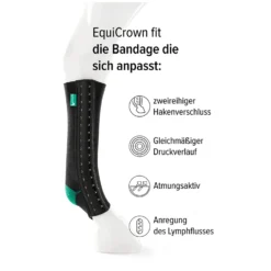 EquiCrown Abkühlen Und Regenerieren|Gamaschen<Kompressionsbandage fit mit Hakenverschluss