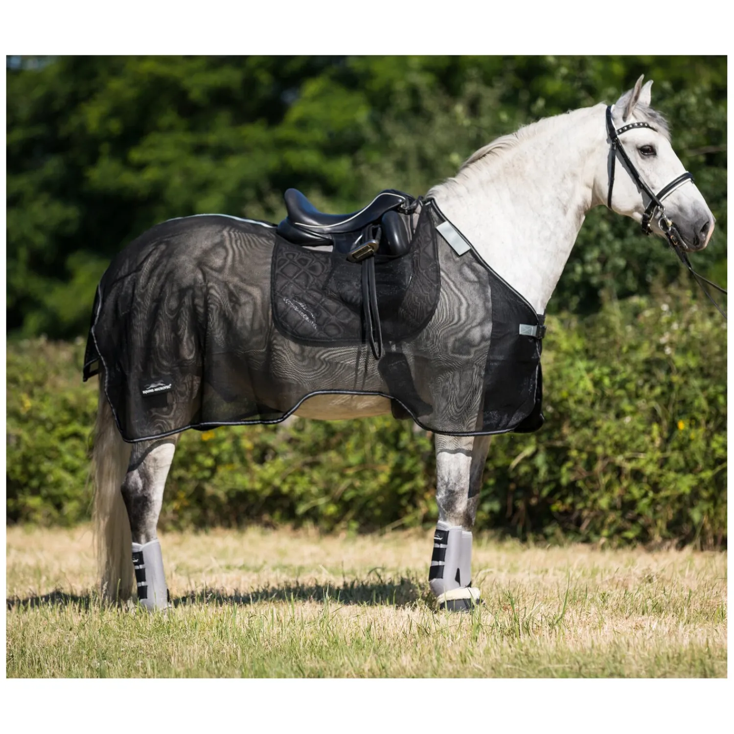 EQUINE-MICROTEC Fliegendecken|Pferdedecken<Fliegenausreitdecke MICRO MESH PROTECT
