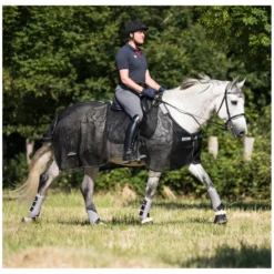 EQUINE-MICROTEC Fliegendecken|Pferdedecken<Fliegenausreitdecke MICRO MESH PROTECT