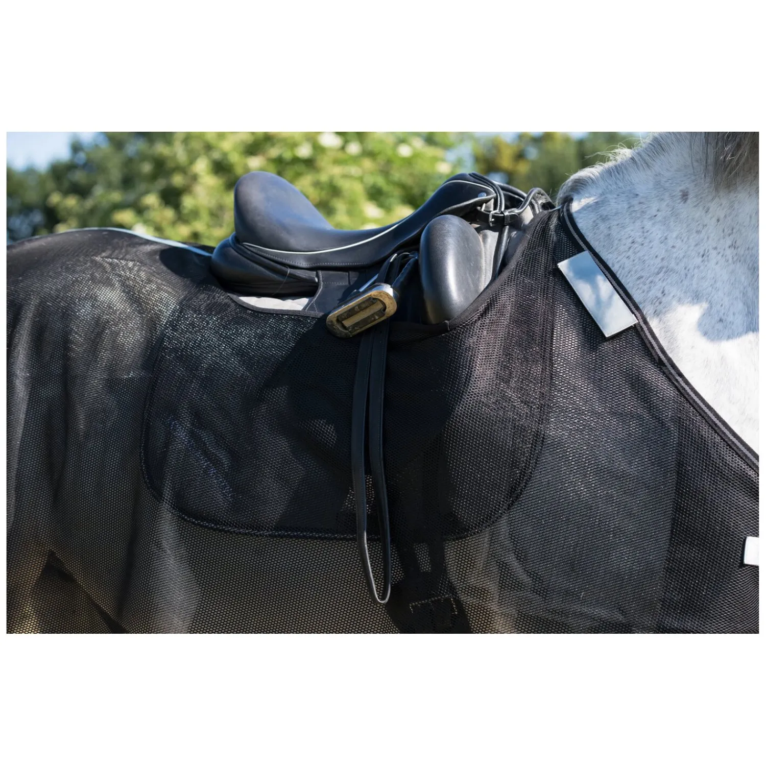 EQUINE-MICROTEC Fliegendecken|Pferdedecken<Fliegenausreitdecke MICRO MESH PROTECT