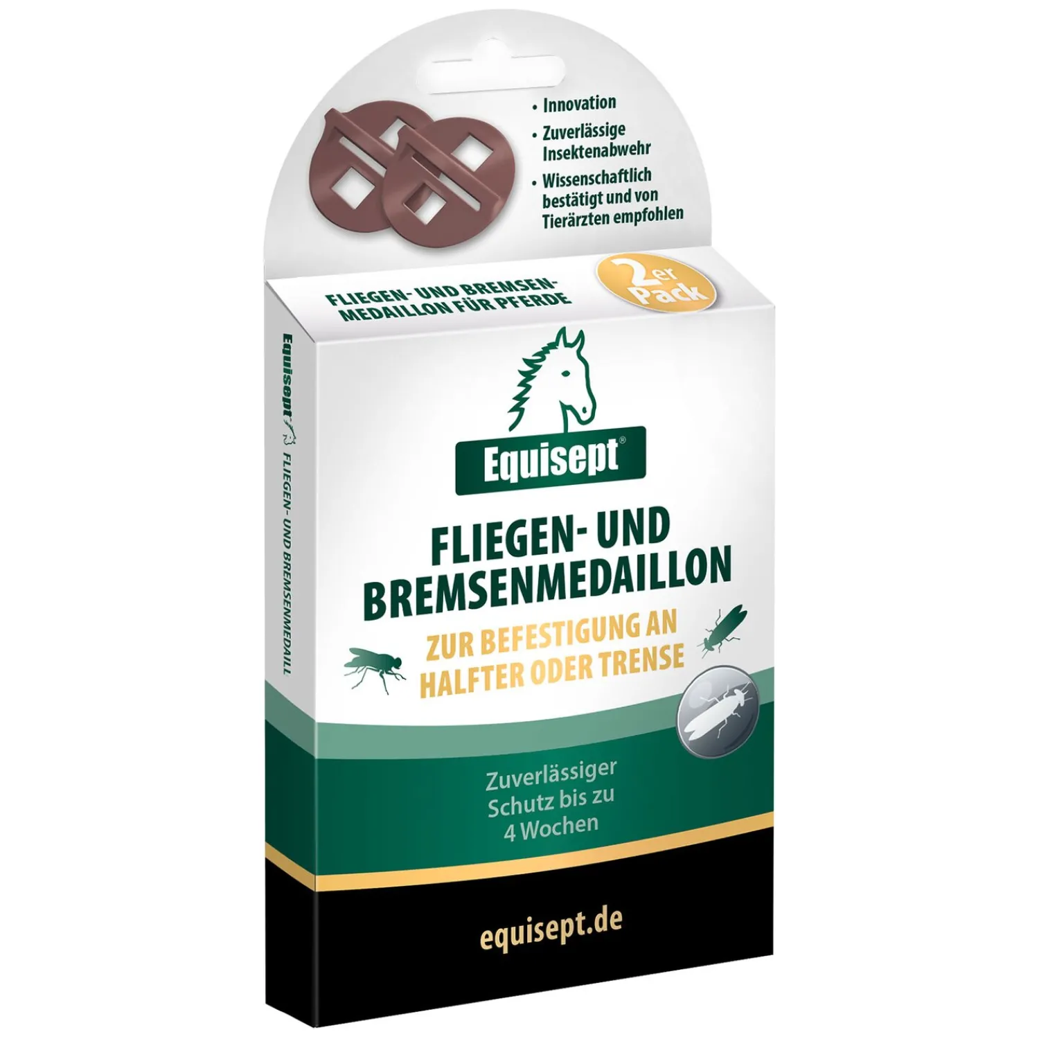 Loesdau Fliegensprays<Equisept Fliegen- und Bremsenmedaillon für Pferde