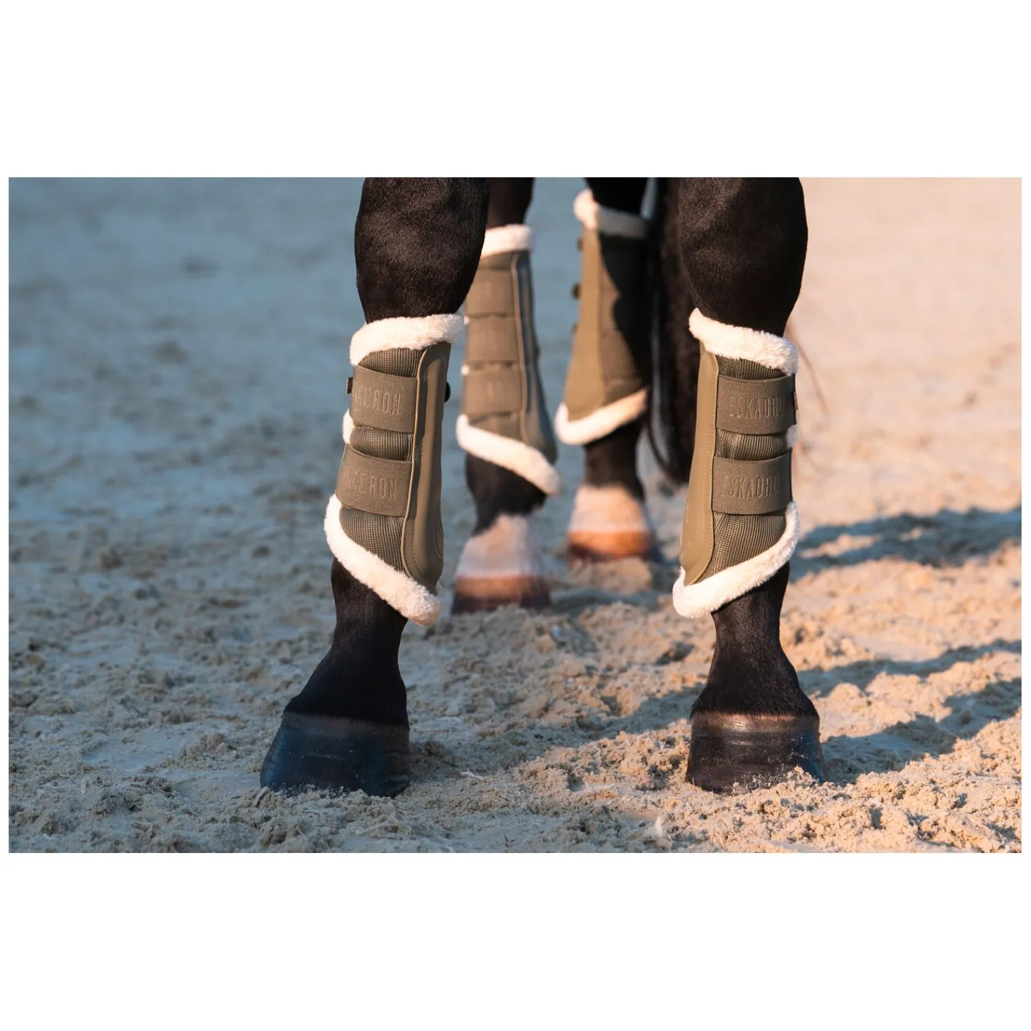 Loesdau Gamaschen<ESKADRON Classic Sports Gamaschen Mesh FauxFur, für Vorder- und Hinterbeine