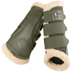 Loesdau Gamaschen<ESKADRON Classic Sports Gamaschen Mesh FauxFur, für Vorder- und Hinterbeine
