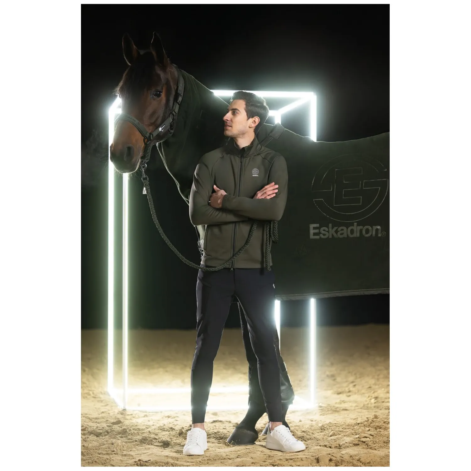 ESKADRON Dynamic Pferdedecken|Transportdecken<Abschwitzdecke Fleece Stamp