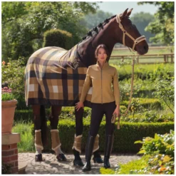 Loesdau Pferdedecken|Transportdecken<ESKADRON Heritage Abschwitzdecke Fleece Check