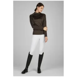 Damen ESKADRON Platinum Pullover & Hoodies<Haf Zip-Shirt Patinu