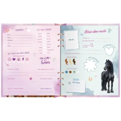 Loesdau Geschenke Für Reiter<Freundebuch Pferdefreunde mit Glitzerpatch, COPPENRATH