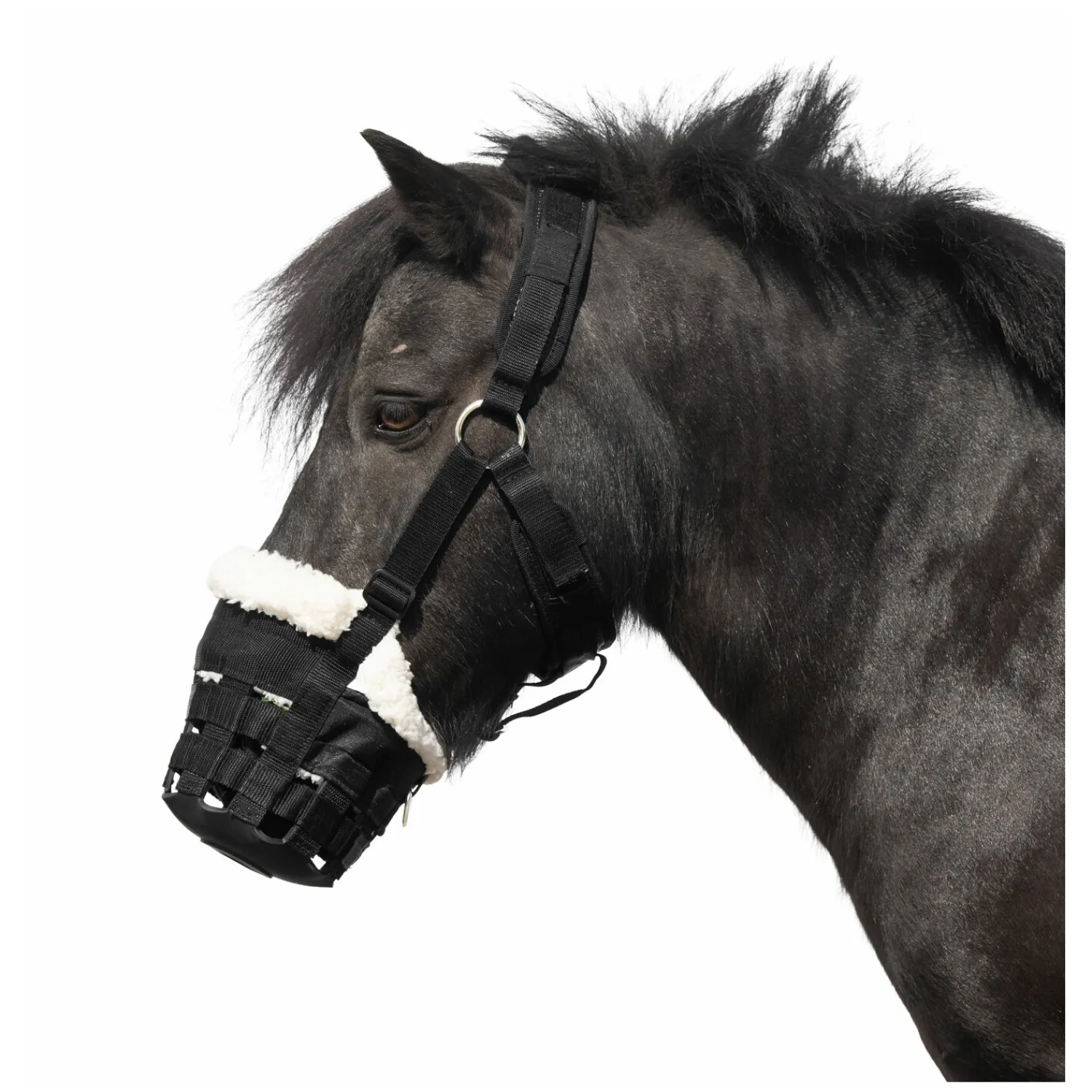 Horse-friends Maulkörbe & Fressbremsen<Maulkorb mit Fell