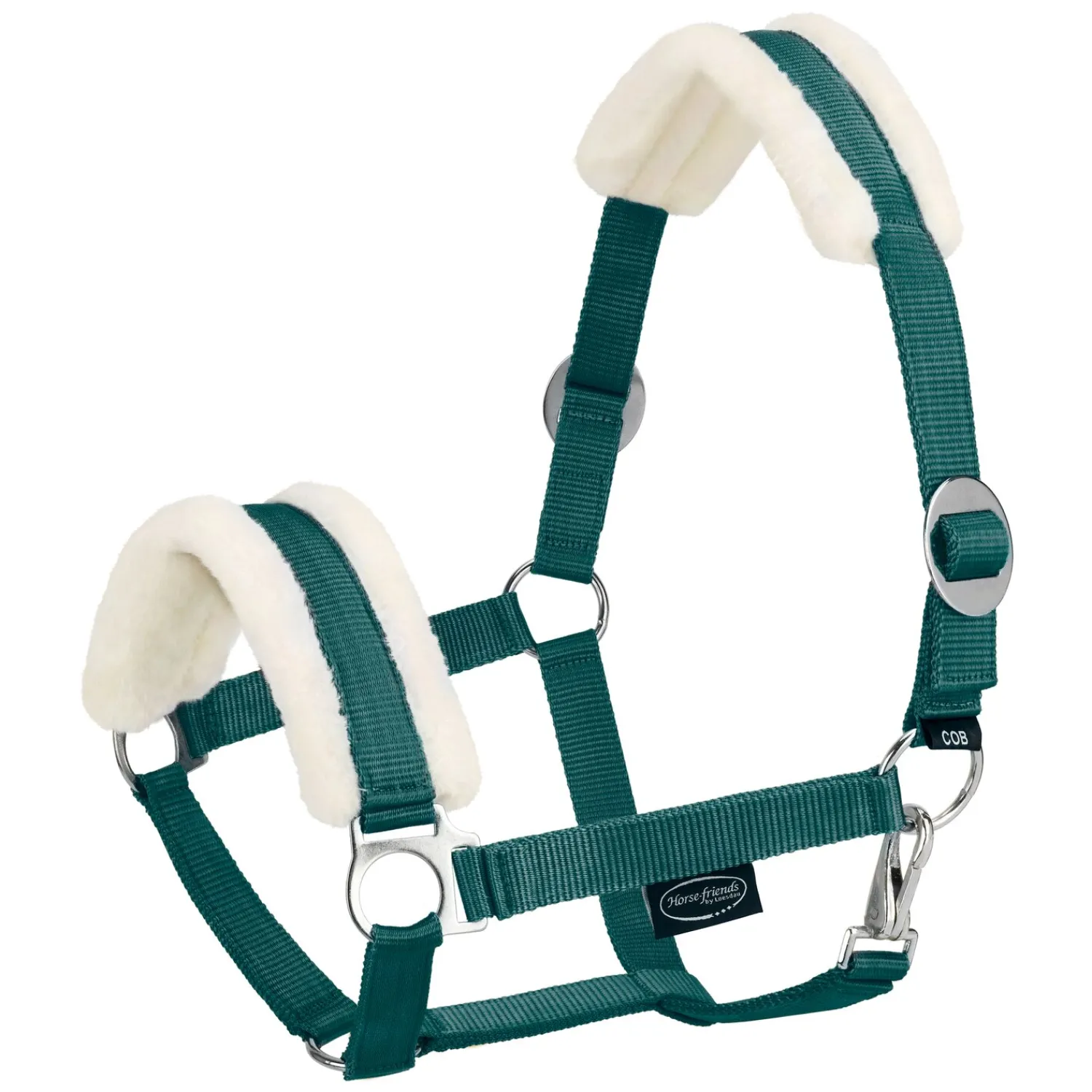 Horse-friends Halfter<Webhalfter FauxFur Sliding Buckle