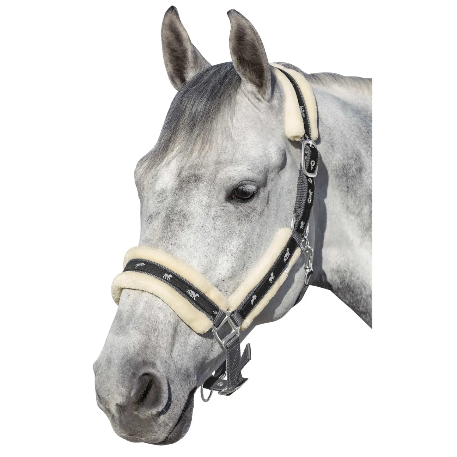 Horse-friends Halfter<Webhalfter Vigo mit Kunstfell