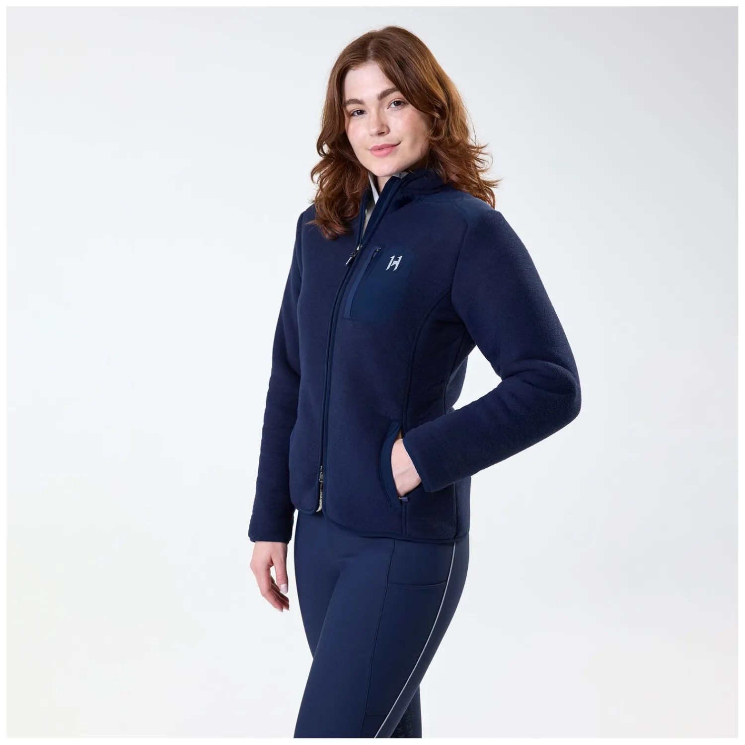 Damen Loesdau Reitjacken<HORSEWARE Fleecejacke