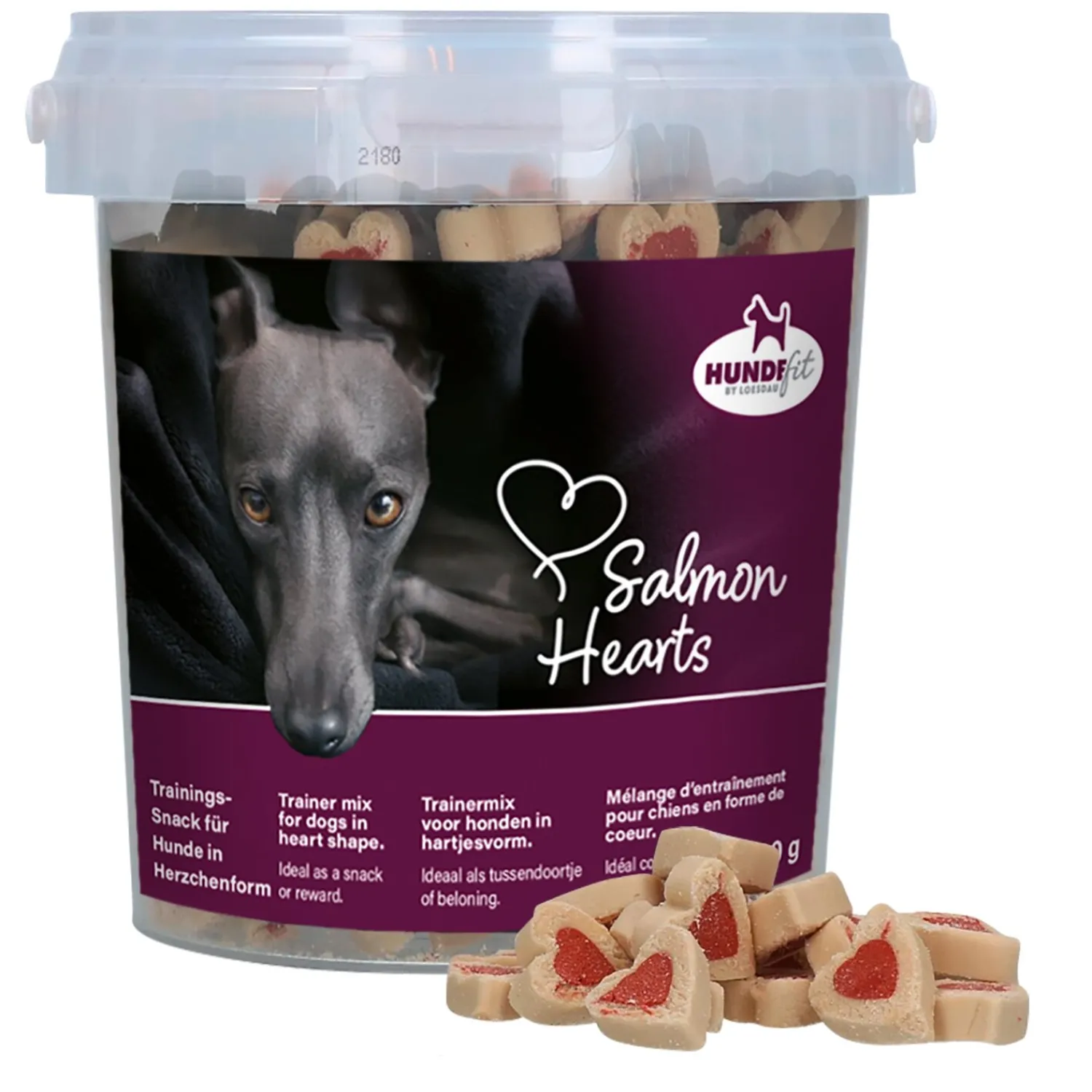 Loesdau Hundesnacks<HUNDEfit by Leckerli Salmon Hearts