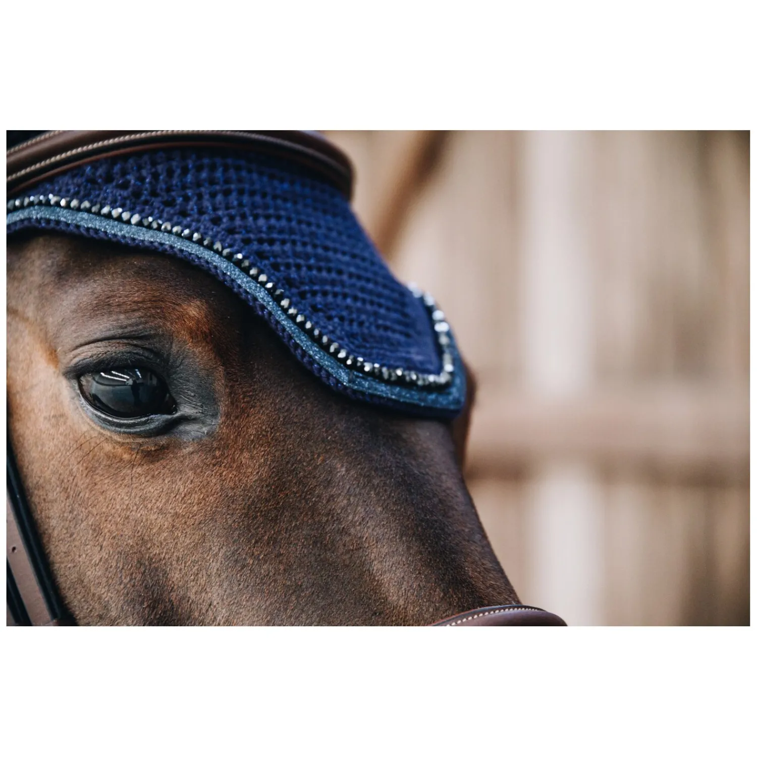 Loesdau Fliegenhauben<KENTUCKY Fliegenohren Wellington Glitter