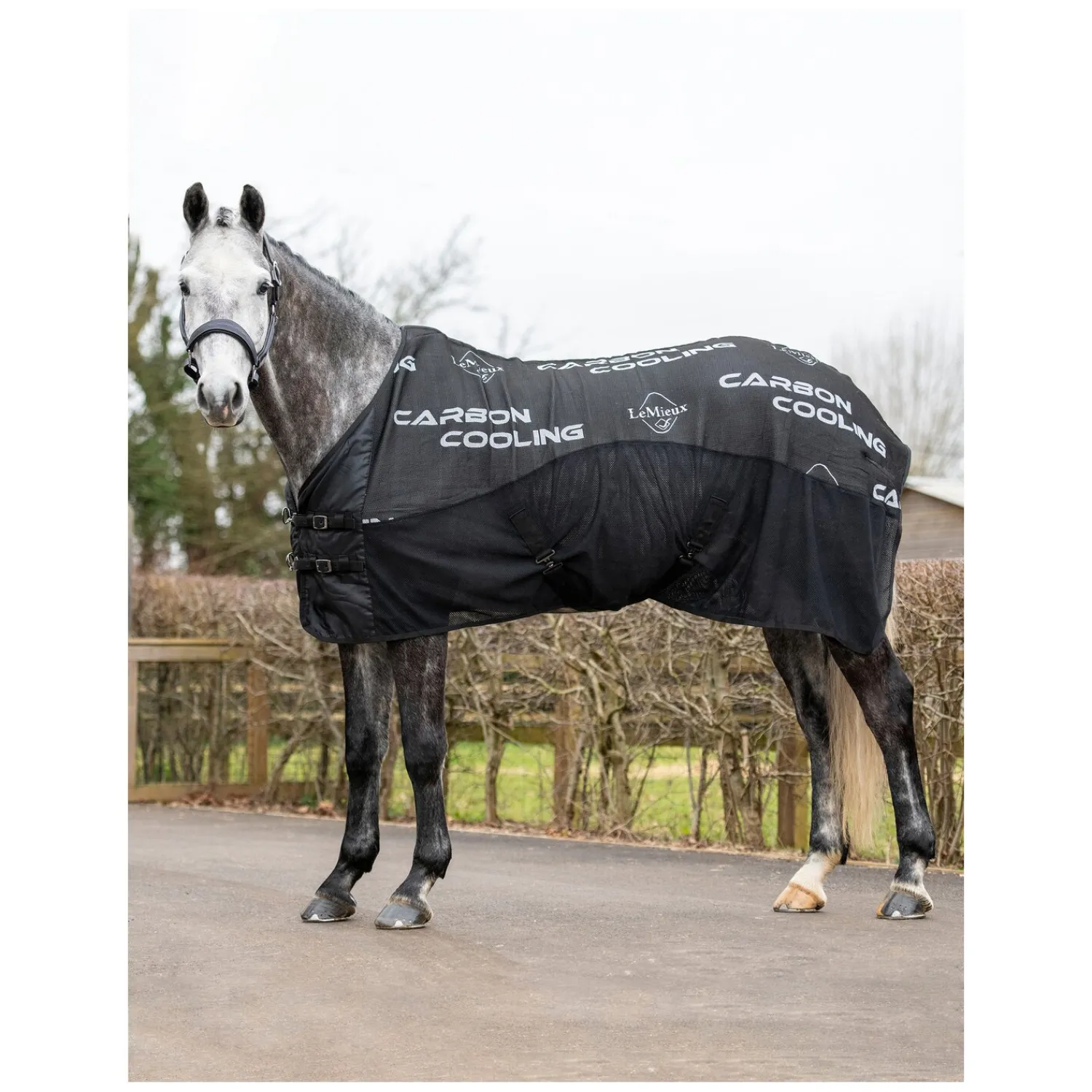 LeMieux Pferdedecken|Transportdecken<Abschwitzdecke Carbon Cooler Rug