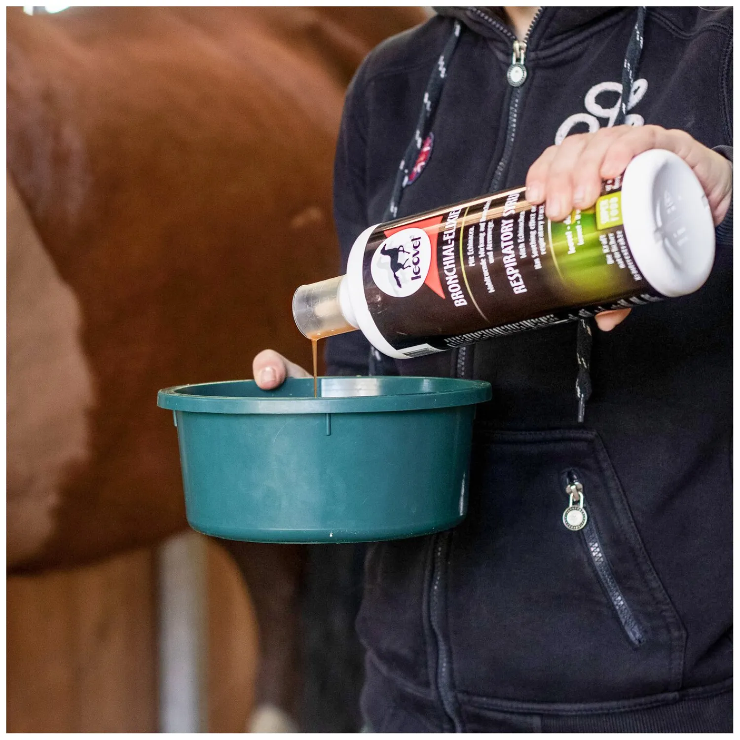 leovet Zusatz- Und Mineralfutter<Bronchial-Elixier mit Echinacea