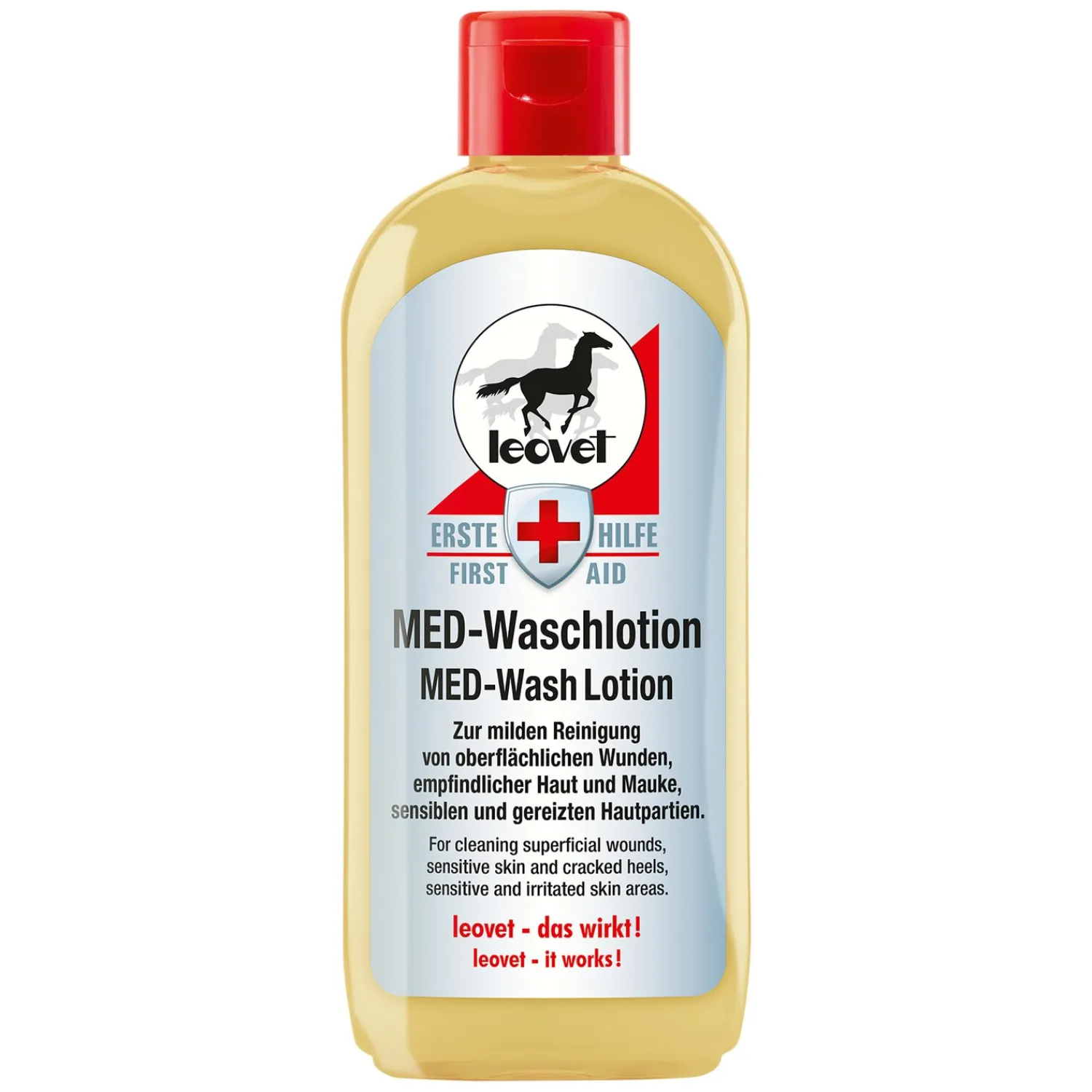 Loesdau Stallapotheke|Pferdepflege<leovet MED-Waschlotion Erste Hilfe