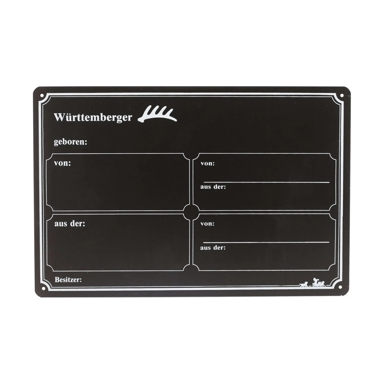 Loesdau Stalltafeln & Schilder<Aluminium-Stalltafeln mit Brandzeichen-Lackierung