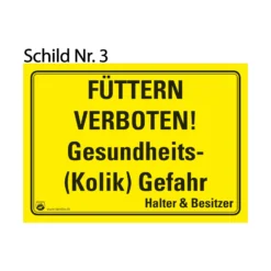 Loesdau Stalltafeln & Schilder<Hinweisschild