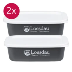 Loesdau Vorteils-Sets<-Set - Futterbox eckig mit Deckel