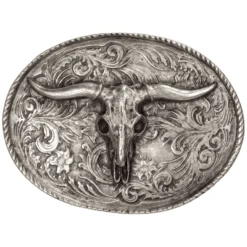 Loesdau Reitgürtel<L-pro West Gürtelschnalle Longhorn