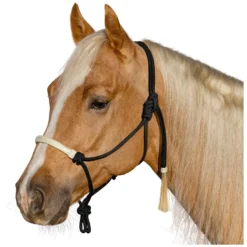 L-pro West Knotenhalfter<Knotenhalfter mit Rohhaut