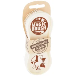 Loesdau Pferdeputzzeug<MagicBrush Bürste Nature