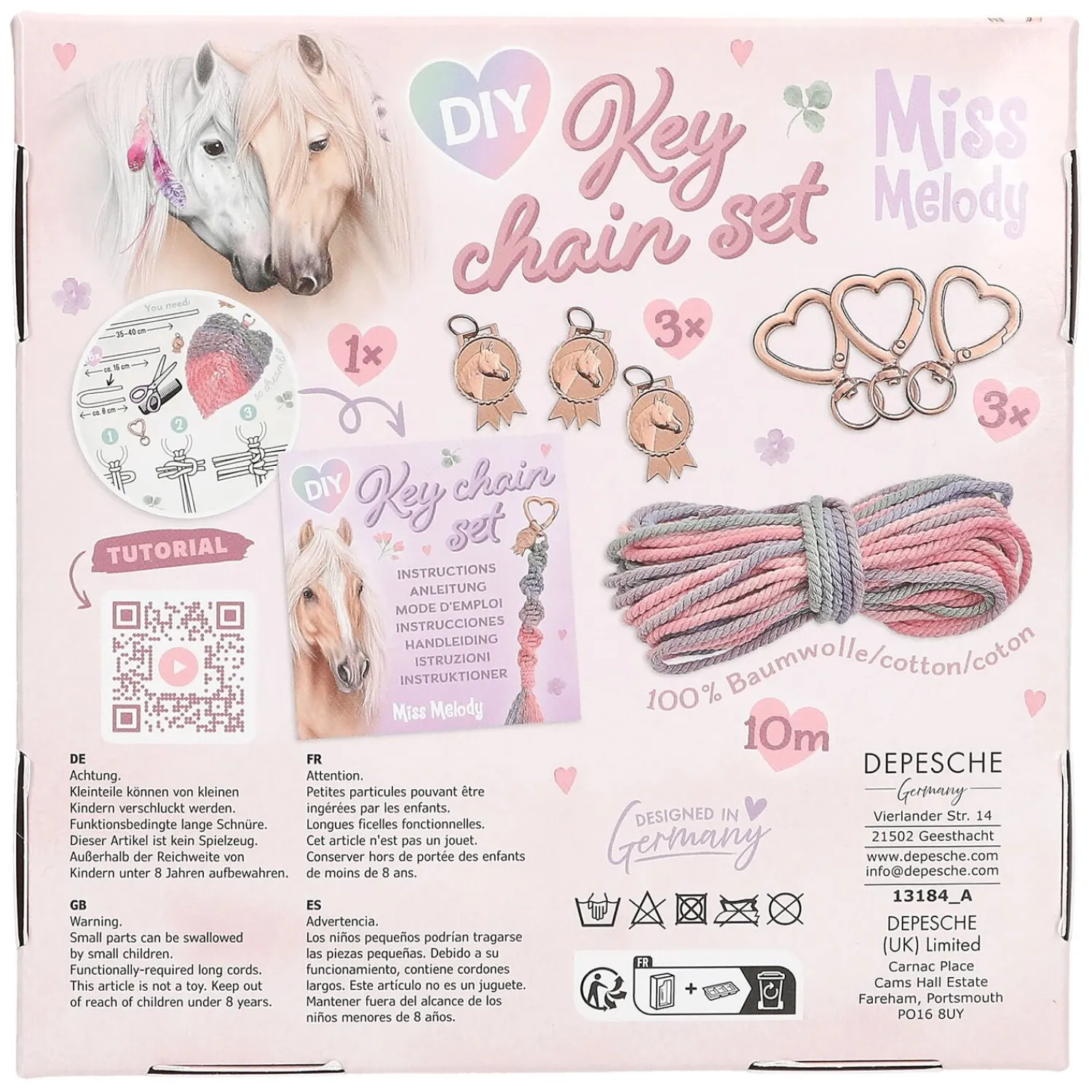 Loesdau Geschenke Für Reiter<Miss Melody DIY Schlüsselanhänger