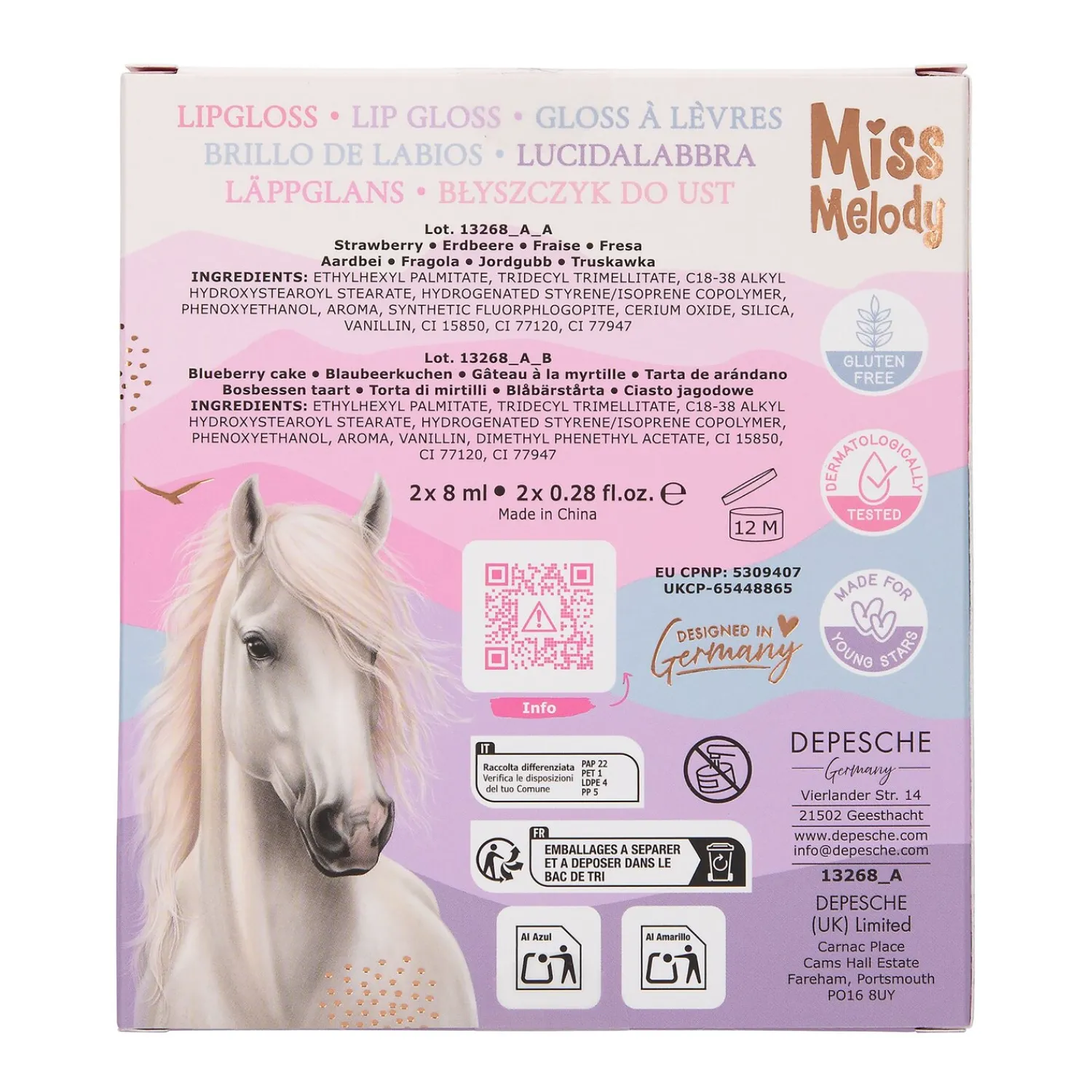 Loesdau Geschenke Für Reiter<Miss Melody Lipglosset BFF