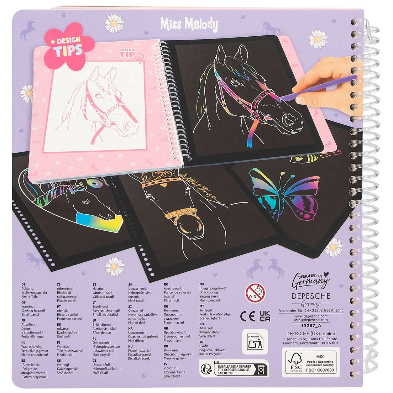 Loesdau Geschenke Für Reiter<Miss Melody Magic Scratch Book