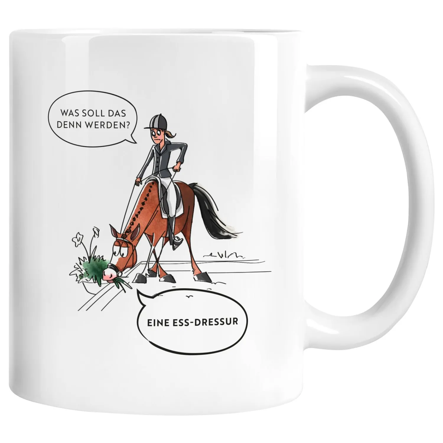 Loesdau Geschenke Für Reiter<mrs. RIDE Keramiktasse