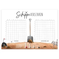 Loesdau Geschenke Für Reiter<mrs. RIDE Spielblock Schippe versenken