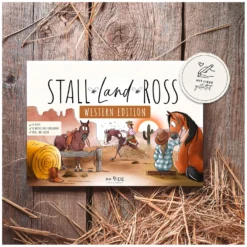 Loesdau Geschenke Für Reiter<mrs. RIDE Spielblock Stall - Land - Ross, Western Edition