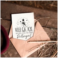 Loesdau Geschenke Für Reiter<mrs. RIDE Strohpapier-Postkarten