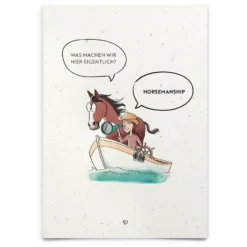 Loesdau Geschenke Für Reiter<mrs. RIDE Strohpapier-Postkarten