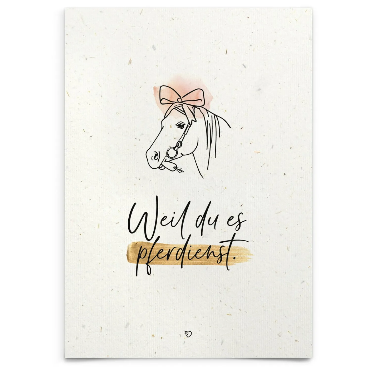 Loesdau Geschenke Für Reiter<mrs. RIDE Strohpapier-Postkarten