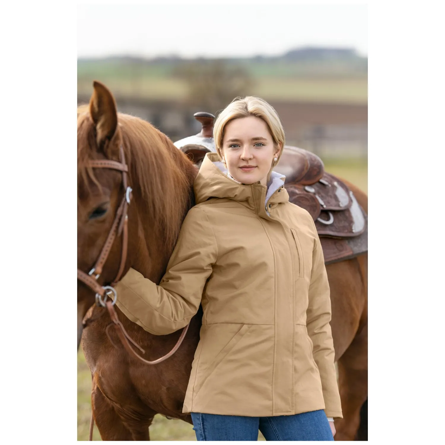 Damen Passion 4Q Reitjacken<Canva Jacke für Daen