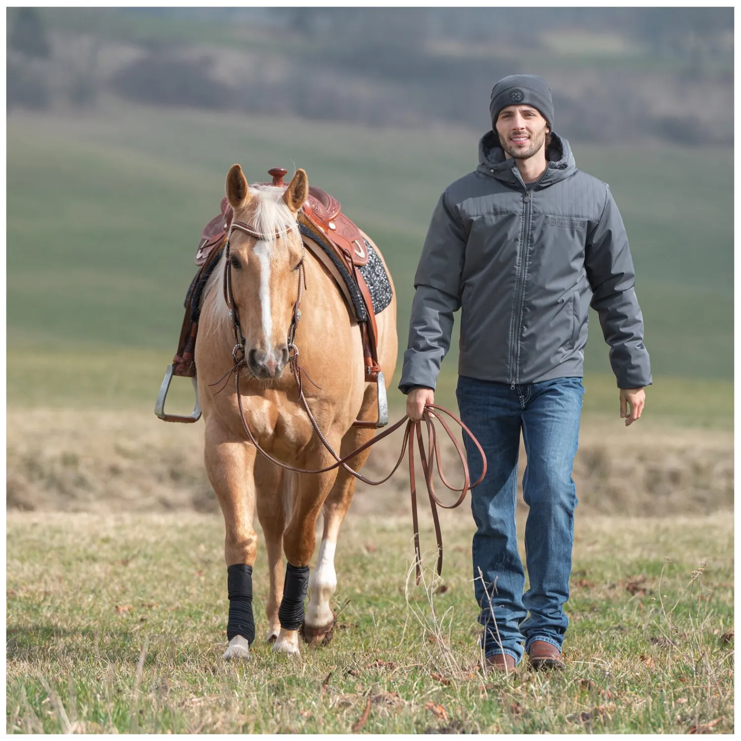Herren Loesdau Reitjacken<Passion 4Q Steppjacke