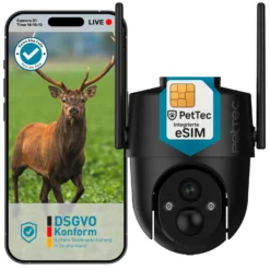 Loesdau Weiteres Stallzubehör|Pferdeanhängerzubehör<PetTec Überwachungskamera PetCam Free'n 360