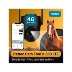 Loesdau Weiteres Stallzubehör|Pferdeanhängerzubehör<PetTec Überwachungskamera PetCam Free'n 360
