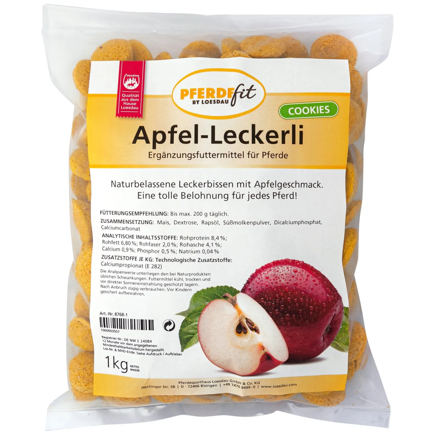Loesdau Pferdeleckerlies<PFERDEfit by Apfel-Leckerli