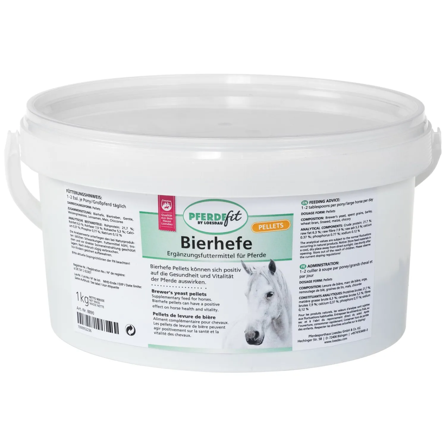 Loesdau Zusatz- Und Mineralfutter<PFERDEfit by Bierhefe-Pellets