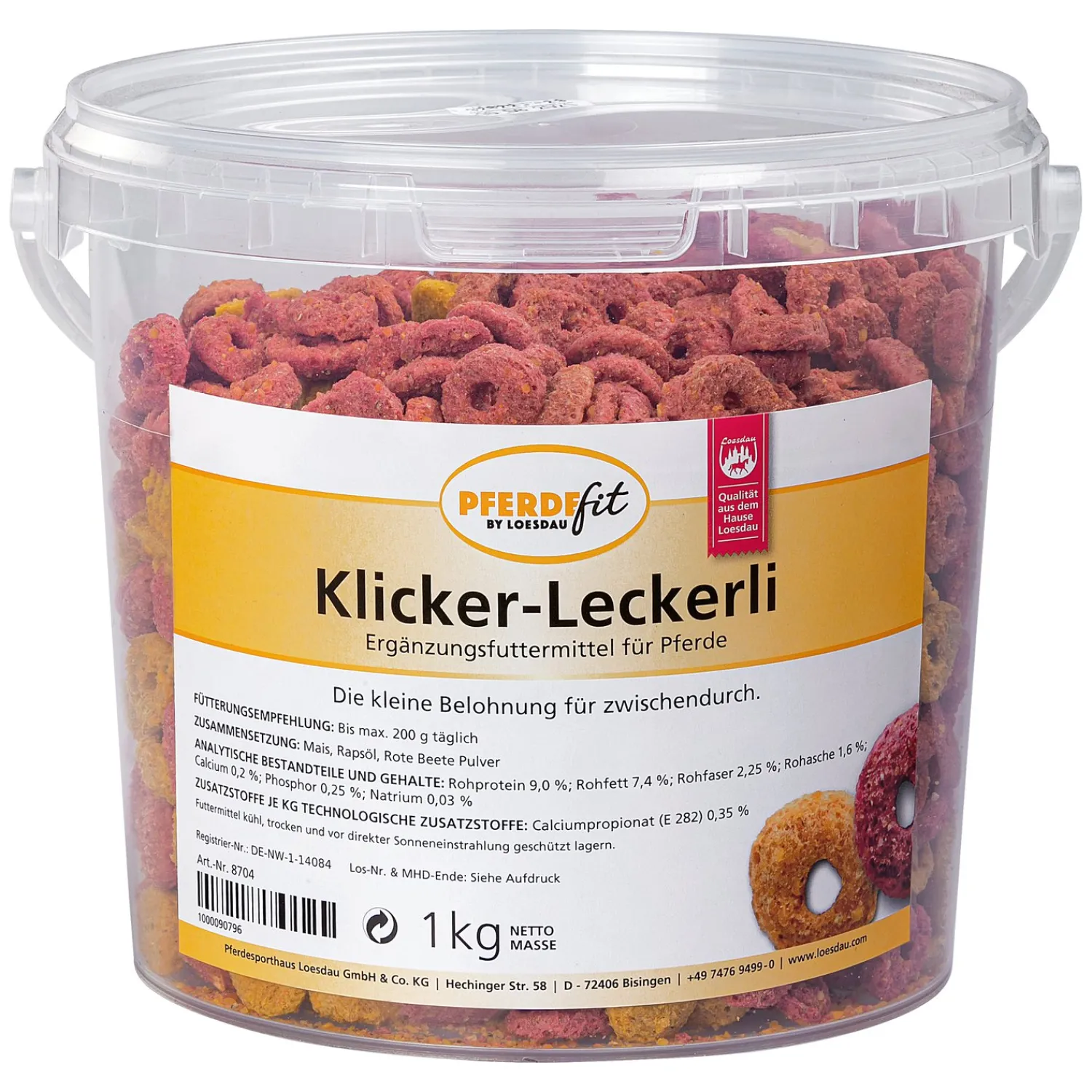 Loesdau Pferdeleckerlies<PFERDEfit by Klicker-Leckerli
