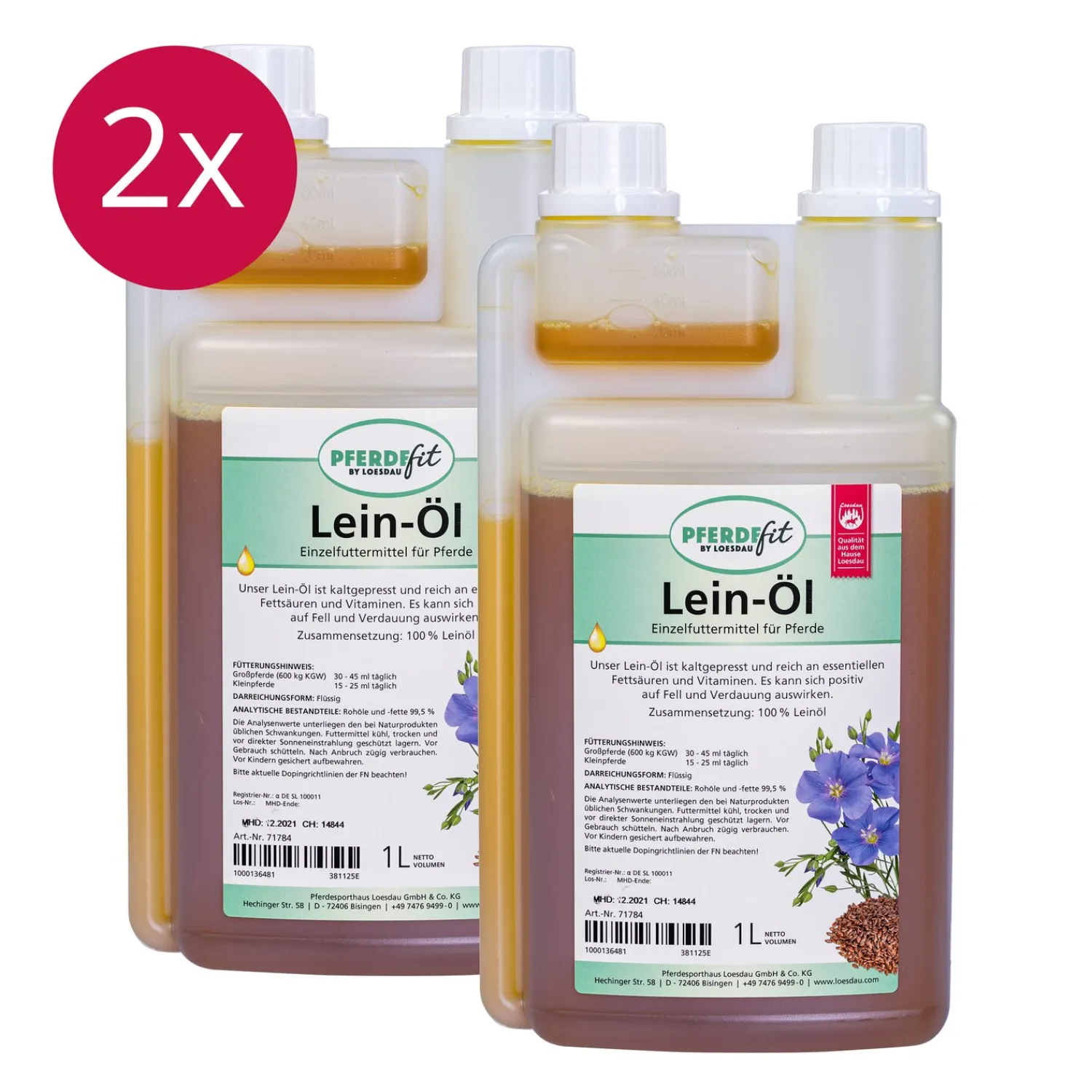 Loesdau Zusatz- Und Mineralfutter|Vorteils-Sets<PFERDEfit by Leinöl 2er-Set