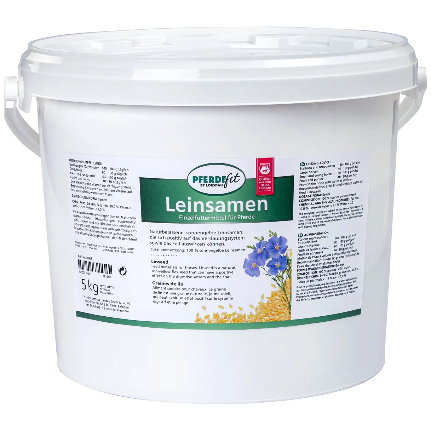 Loesdau Zusatz- Und Mineralfutter<PFERDEfit by Leinsamen