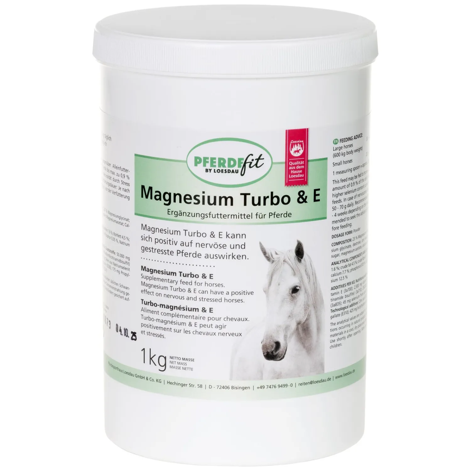 Loesdau Zusatz- Und Mineralfutter<PFERDEfit by Magnesium-Turbo & E