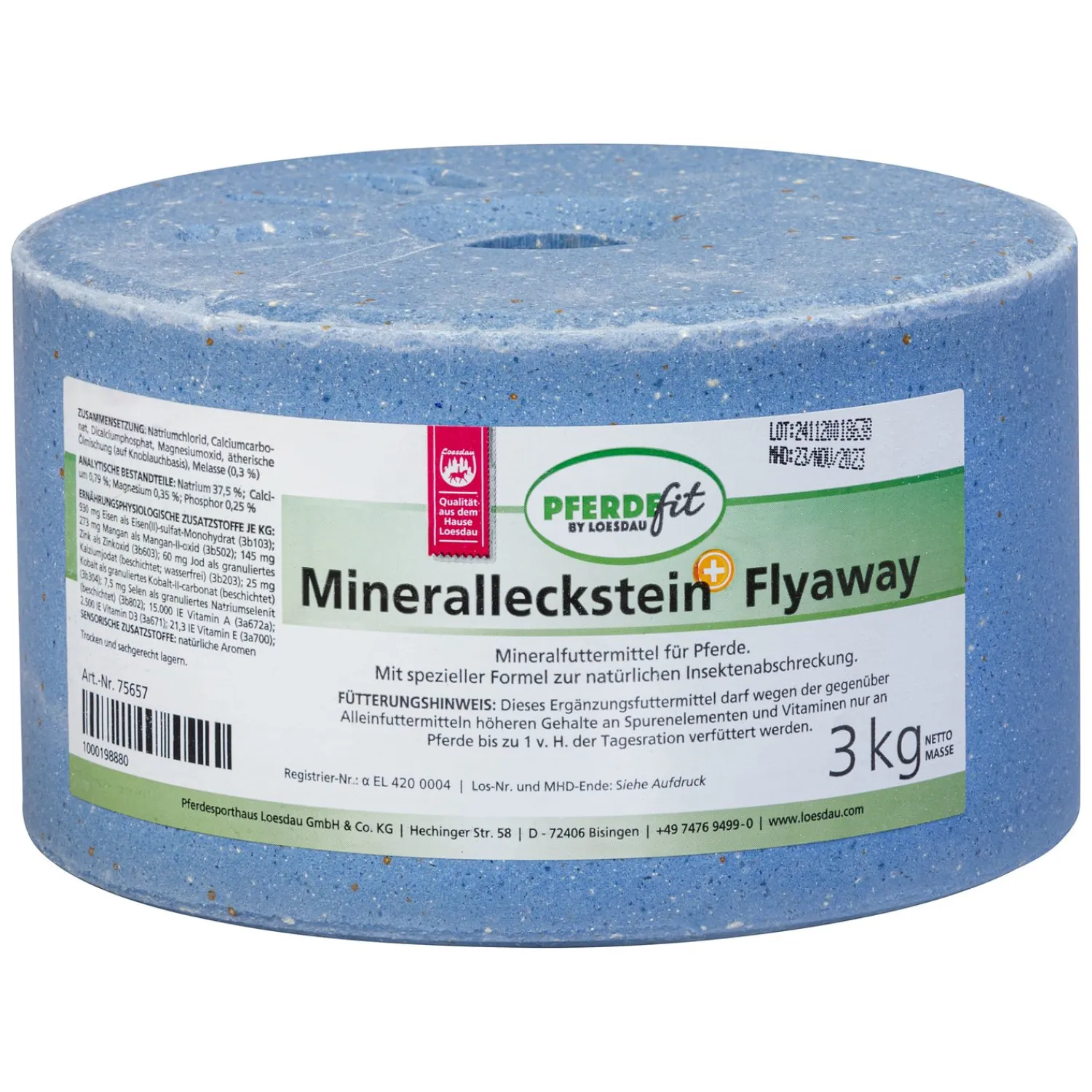 Loesdau Zusatz- Und Mineralfutter|Zusatzfutter<PFERDEfit by Mineralleckstein Plus Flyaway