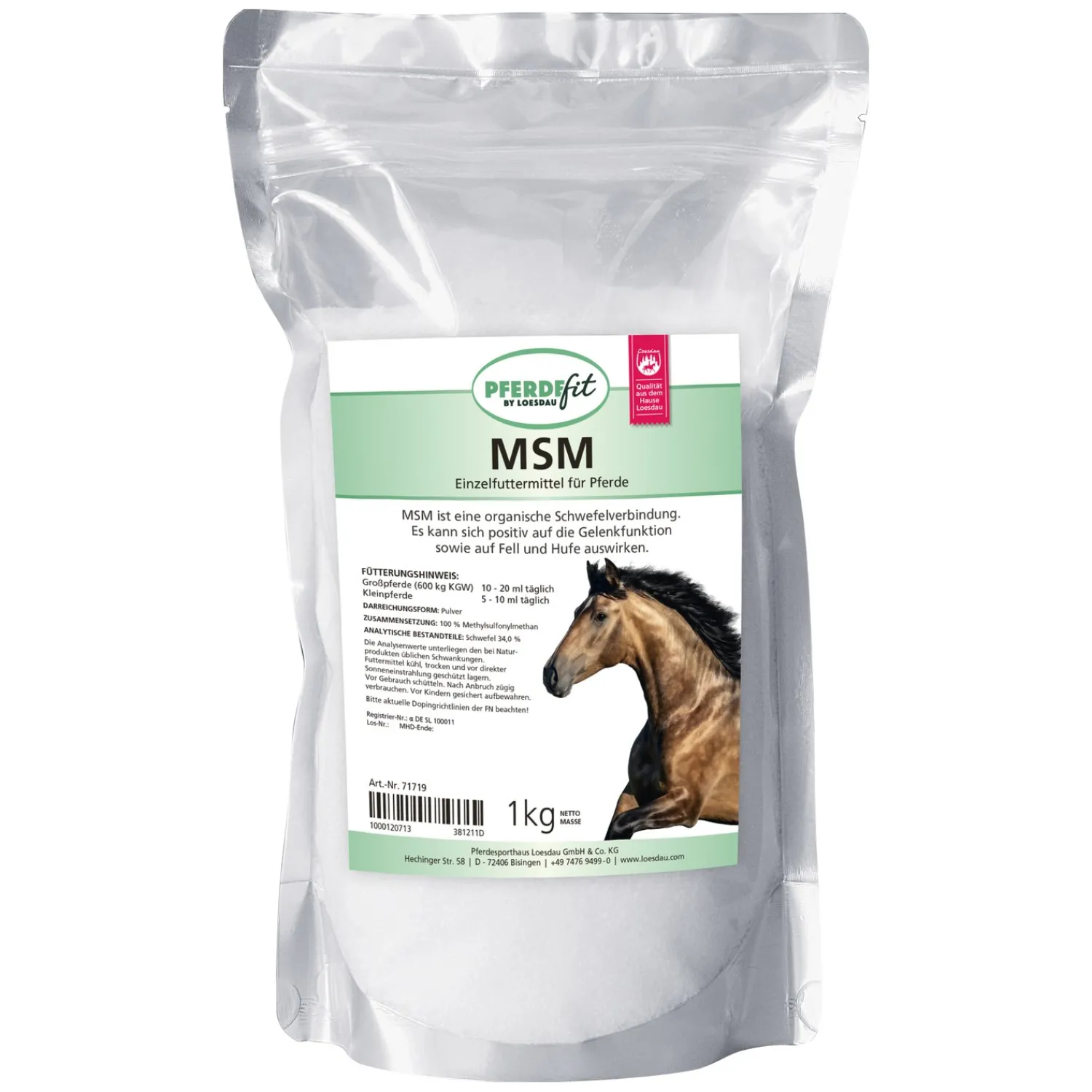 Loesdau Zusatz- Und Mineralfutter<PFERDEfit by MSM