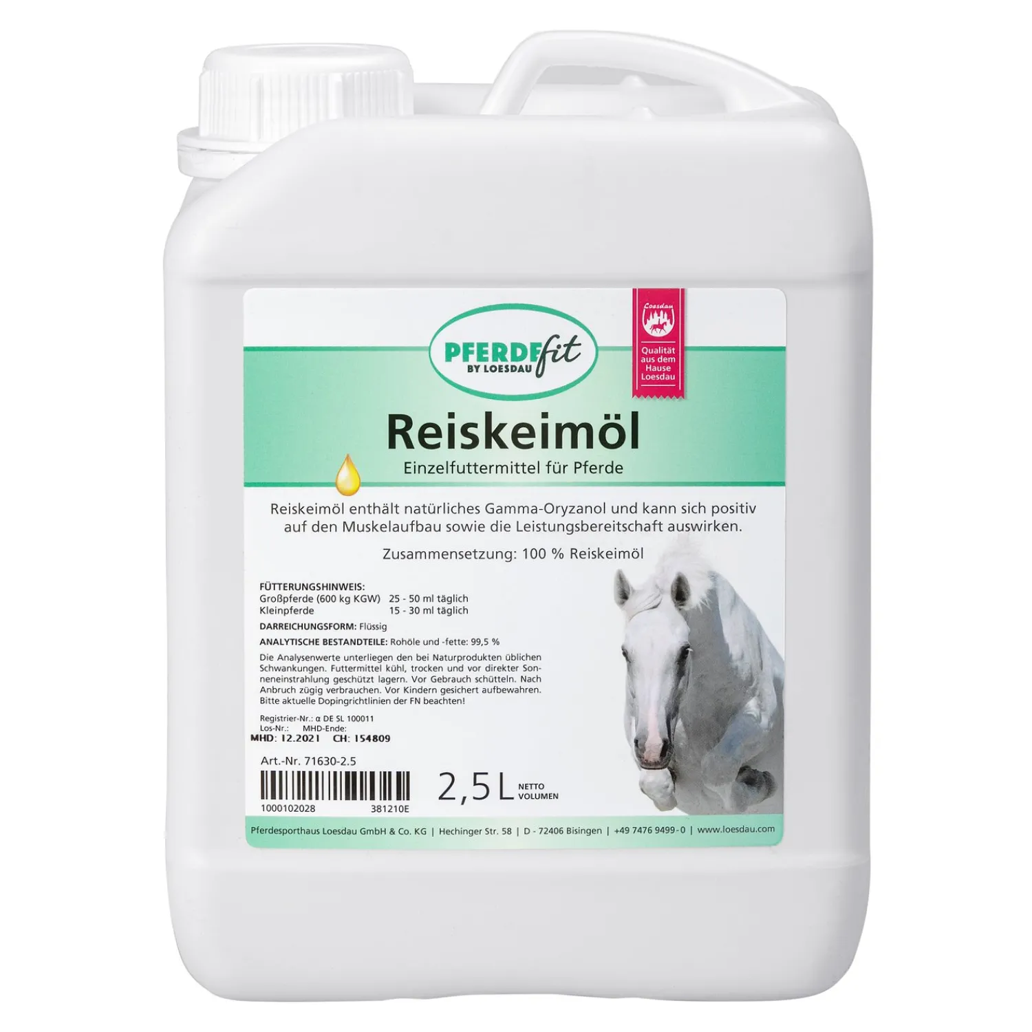 Loesdau Zusatz- Und Mineralfutter<PFERDEfit by Reiskeimöl